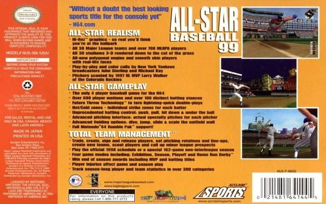 All-Star Baseball 99 - Image 5