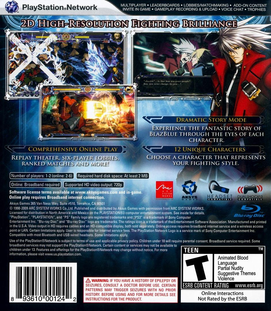 BlazBlue: Calamity Trigger - Image 2