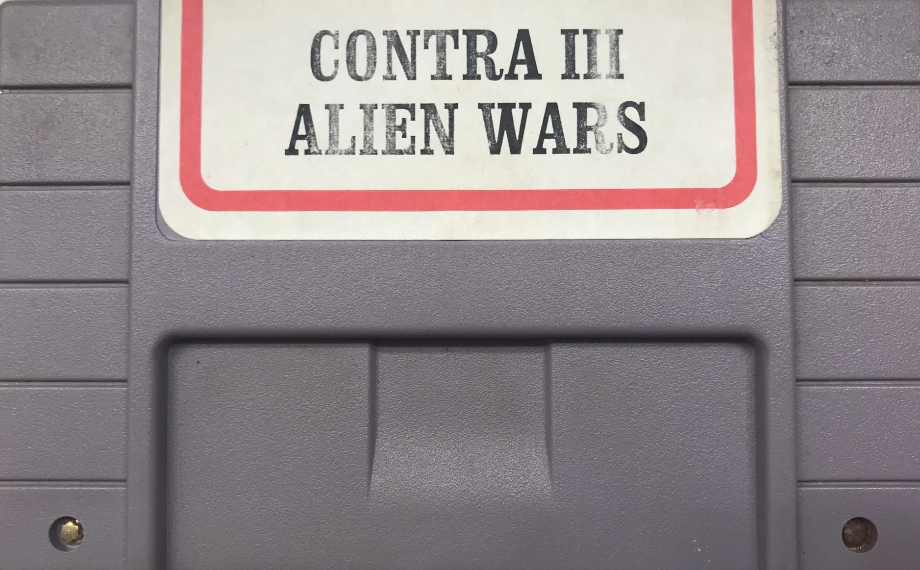 Contra III The Alien Wars - White Label