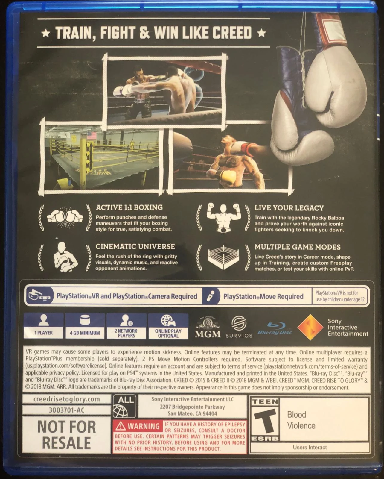 Creed: Rise To Glory [Not For Resale] - Image 2
