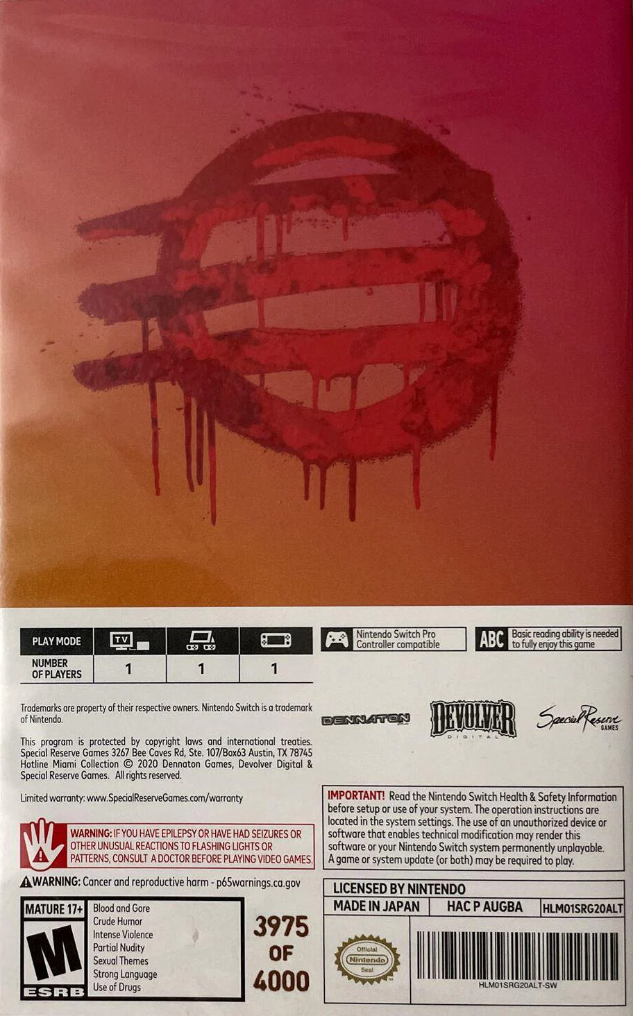 Hotline Miami Collection [Special Reserve Variant] - Image 3