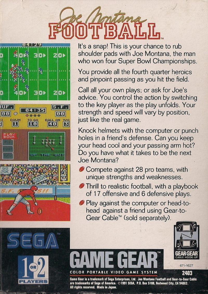 Joe Montana Football - Image 5