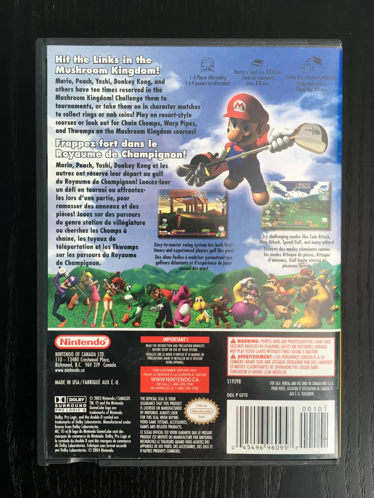 Mario Golf Toadstool Tour [Player's Choice] - Image 2