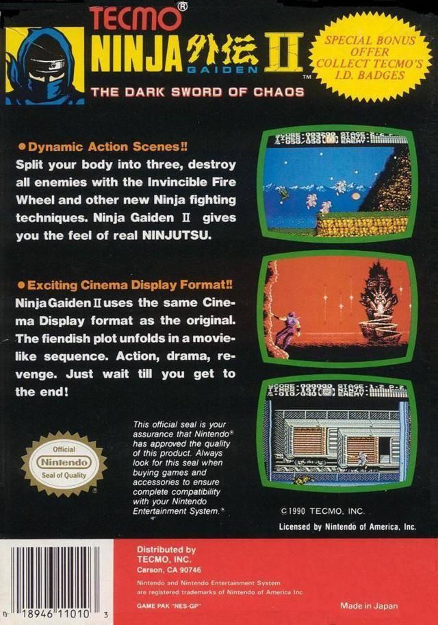 Ninja Gaiden II The Dark Sword of Chaos - Image 3