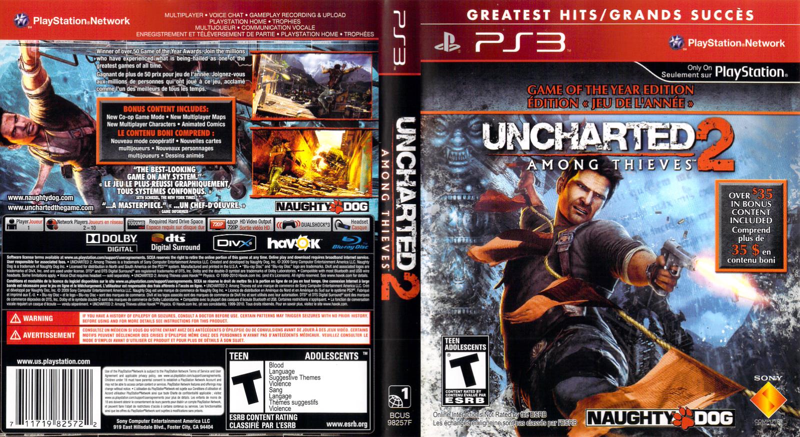 Uncharted 2: Among Thieves [Game of the Year Greatest Hits] - Image 5